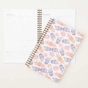 Agenda AMIGOS™   Padrão de Perk Central Pastel