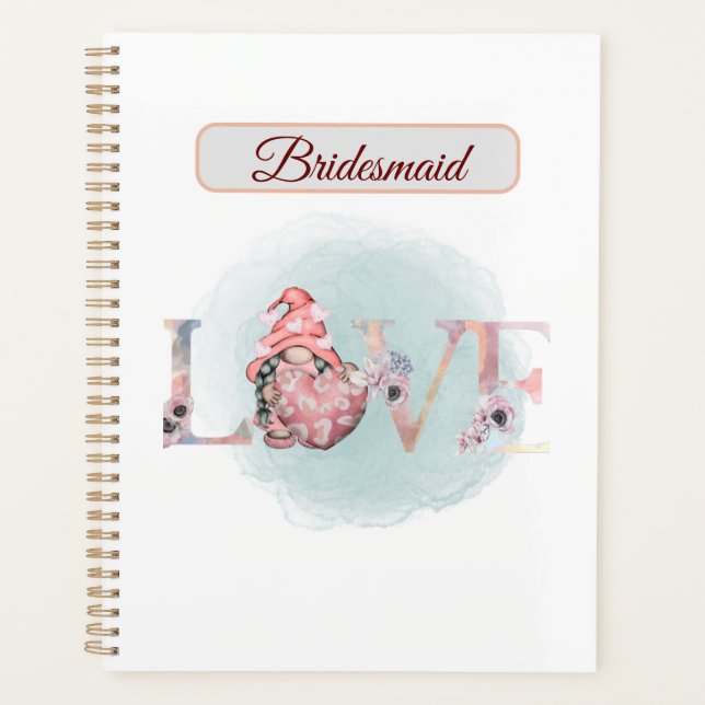 Agenda Amor Bridesmaid Gift Idea (Frente)