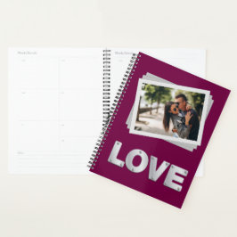 Agenda Amor do planner