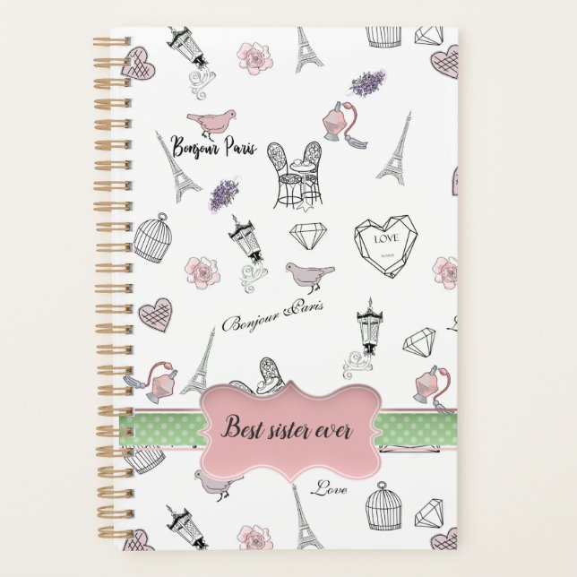 Agenda Amor em Peris Bohemian Chic Floral Sister (Frente)