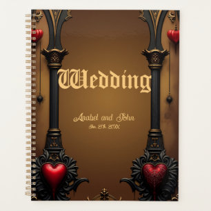 Agenda Amor eterno à sombra da escuridão gótica.