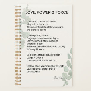 Agenda Amor, Poder, Força Poesia