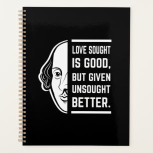 Agenda Amor Procurado É Uma Boa Citação Shakespeare