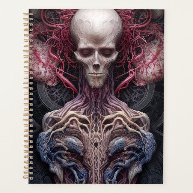 Agenda Anatomia Surreal Horror Arte Sci-Fi (Frente)