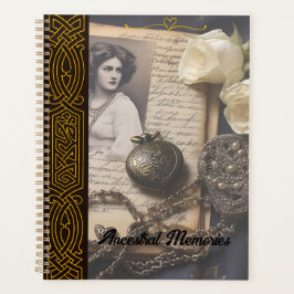 Agenda Ancestral Memórias Vintage Planner
