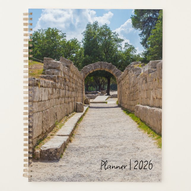 Agenda Ancient Olympia Greece 2026 Planner – Birthplace  (Frente)