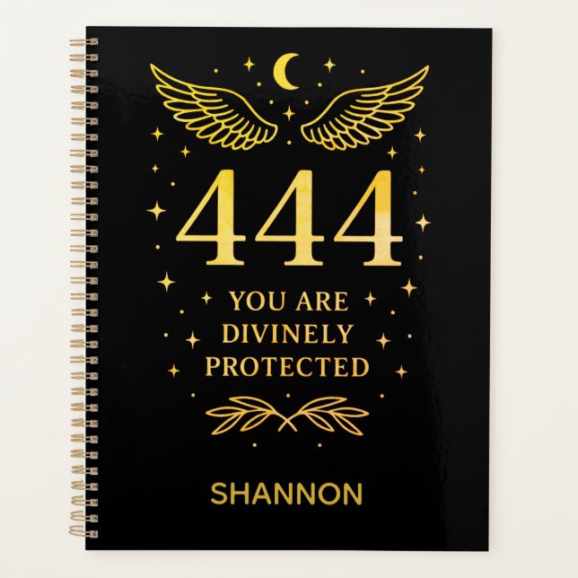 Agenda Angel Number 444 Thoughtful Gift (Frente)