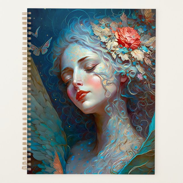 Agenda Angel Wings Fantasy Art Planner (Frente)