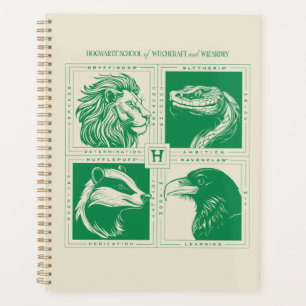 Agenda Animais da Casa HOGWARTS™ Grid