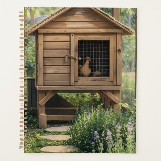 Agenda Anime Chickens in Chicken Coop Planner (Frente)