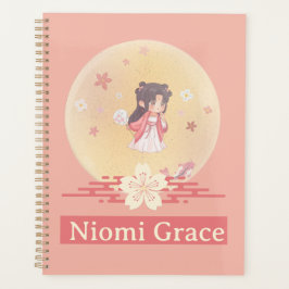 Agenda Anime Kawaii Girl Coral Cream