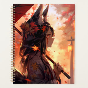 Agenda Anime Kitsune Girl Cute Fox Fantasy Art