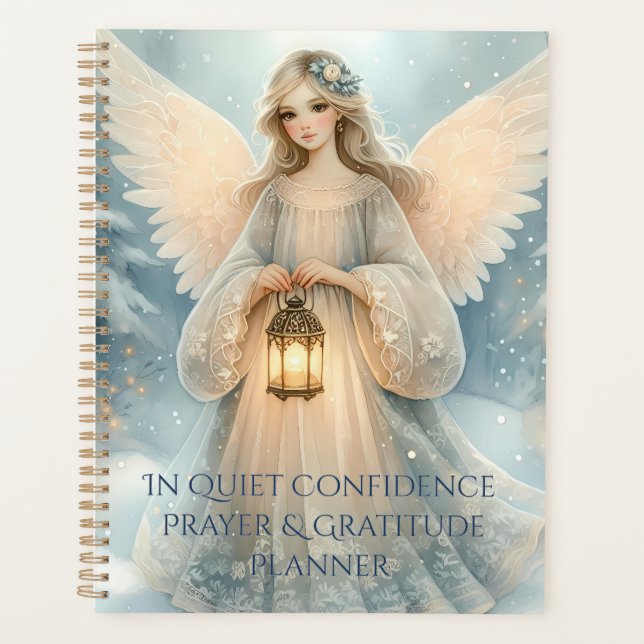 Agenda Anjo Lanterna Celestial de Inverno da Graça (Frente)