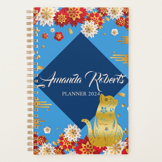 Agenda Ano Do Planeador De Flores Cat 2024 (Frente)
