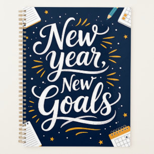 Agenda Ano Novo, Novas Metas — Letreiros Motivacionais de