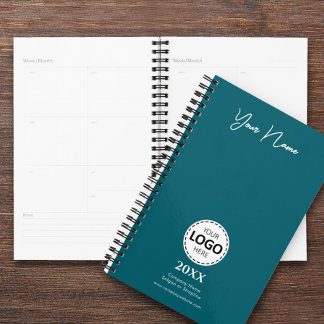 Agenda Ano Personalizado, Logotipo, Nome e Texto, Diário 