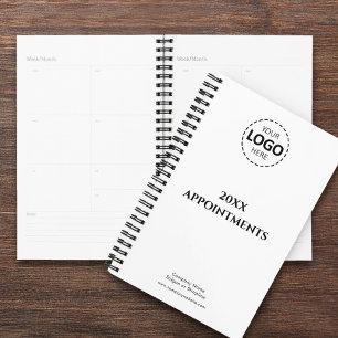 Agenda Ano Personalizado, Logotipo, Texto, Compromisso Br