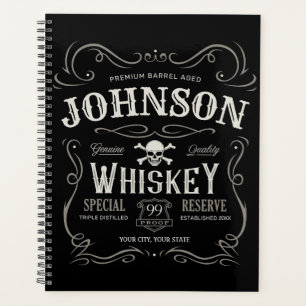 Agenda Antigo Bar de Licenciamento de Vintage Personaliza