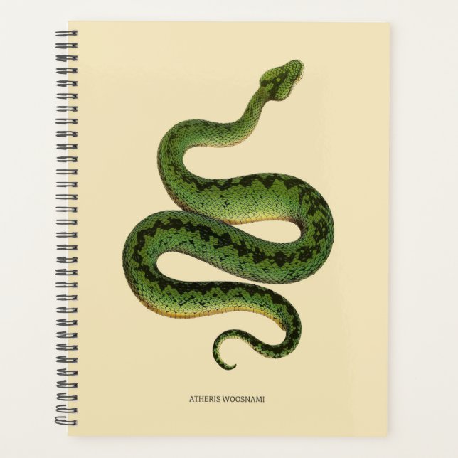 Agenda Any Year Snake Planner - 8.5" X 11" (Frente)