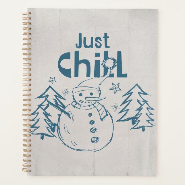 Agenda Apenas Relaxe Natal Divertido (Frente)