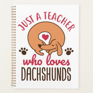 Agenda Apenas um professor que ama Dachshances Doxie Love