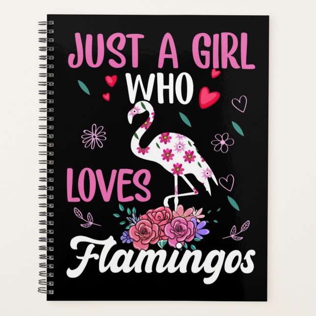 Agenda Apenas Uma Menina Que Ama Flamingos (Frente)