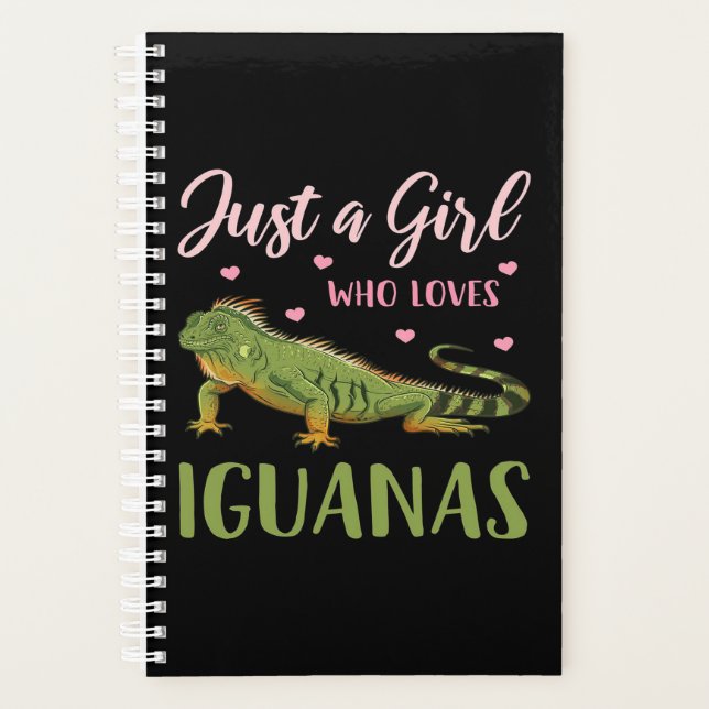 Agenda Apenas Uma Menina Que Ama Iguanas (Frente)