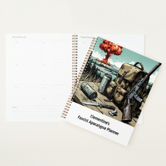 Agenda Apocalypse Survival Kit Personalized (Exibição)