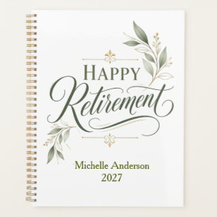 Agenda Aposentadoria Feliz Nome Personalizado