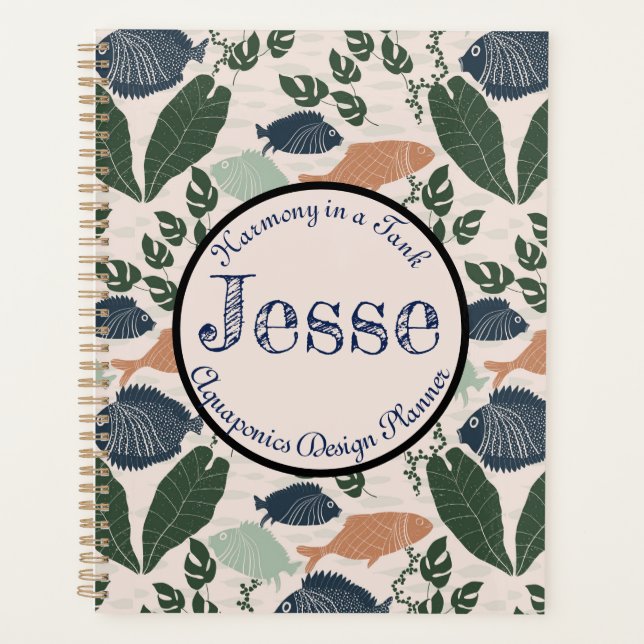 Agenda Aquaponics Planner | Planeamento do Jardim (Frente)