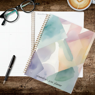 Agenda Aquarela Abstrata 