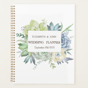 Agenda Aquarela Cactus Suculentas Pontinhos