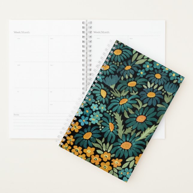 Agenda Aquarela, camomila (Exibição)