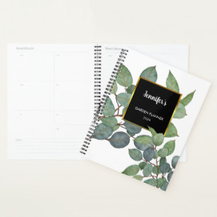 Agenda Aquarela eucalipto deixa pessoal elegante