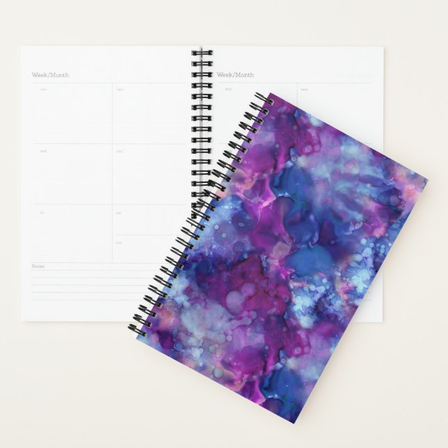 Agenda aquarela fantasia - clima de espaço profundo : (Exibição)