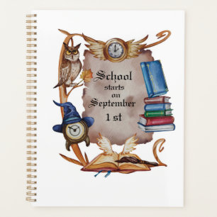 Agenda Aquarela mágica de volta à escola