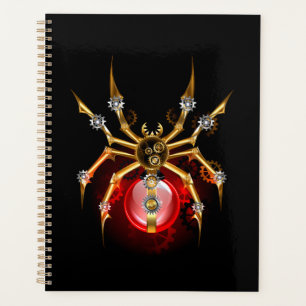 Agenda Aranha-do-galo em preto