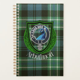 Agenda Arbuthnott Scottish Clan Tartan e Crest