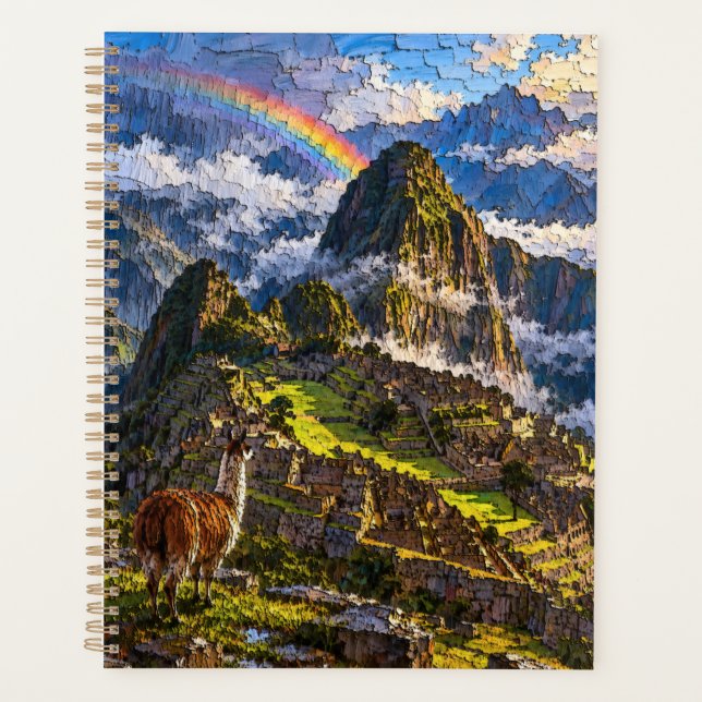 Agenda Arco-íris de Machu Picchu (Frente)