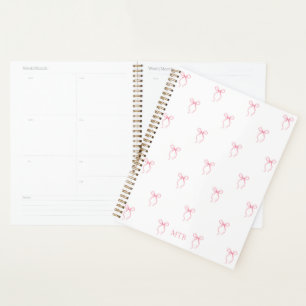 Agenda Arco rosa monograma