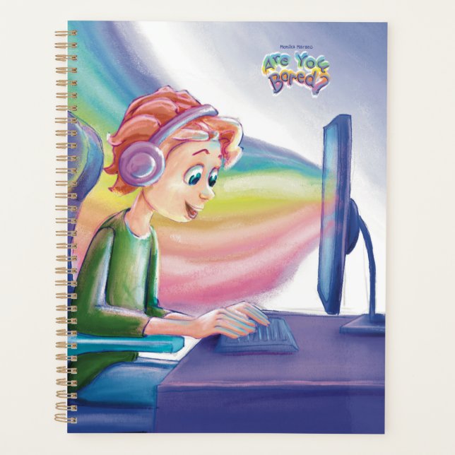 Agenda Are You Bored? Colorful Gamer Desk (Frente)