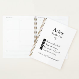 Agenda Aries - Lista de Ações a Fazer