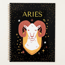 Agenda Aries Sinal de Zodíaco &Citar Tema de Oferta Elega