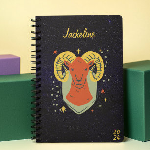 Agenda Aries Zodiac Sinal l Galaxy Sky Star Personal