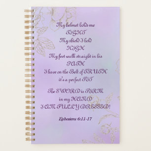 Agenda Armor de Deus Watercolor Business Planner