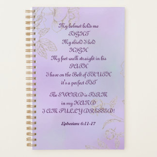 Agenda Armor de Deus Watercolor Business Planner