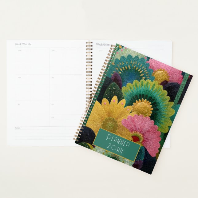 Agenda Art Deco Floral (Exibição)