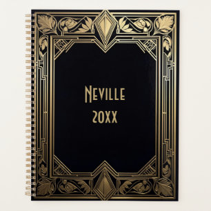 Agenda Art Deco Frame Floral