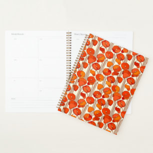 Agenda Art Nouveau Poppies Planner