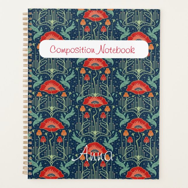 Agenda Art Nouveau Poppy (Frente)